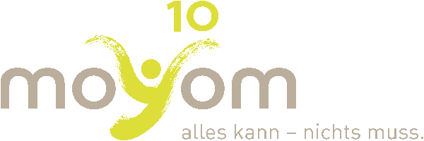 Jubiläums Logo von moyom